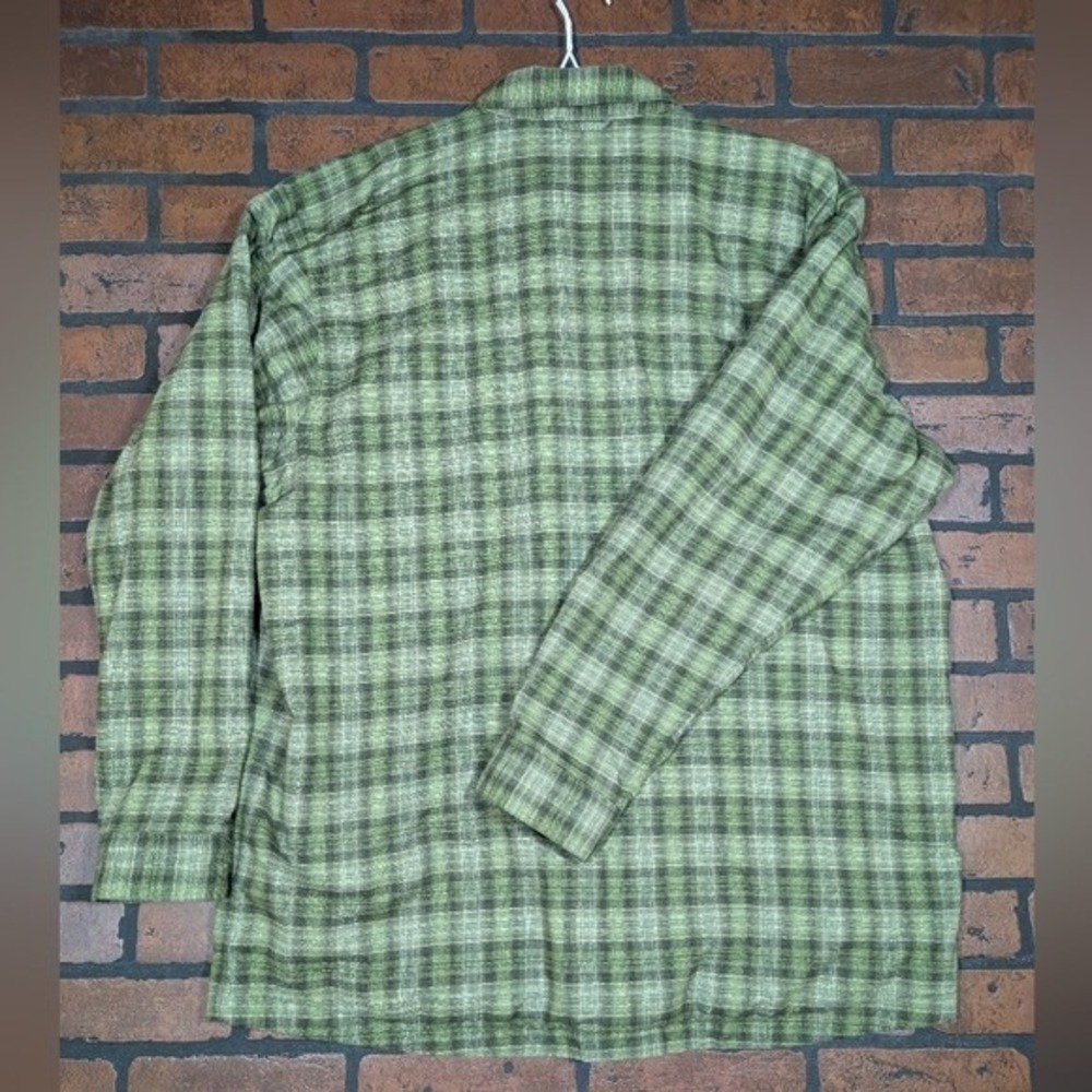 Simms Green Plaid Men's Thermal Insulated Shirt - Picture 8 of 10